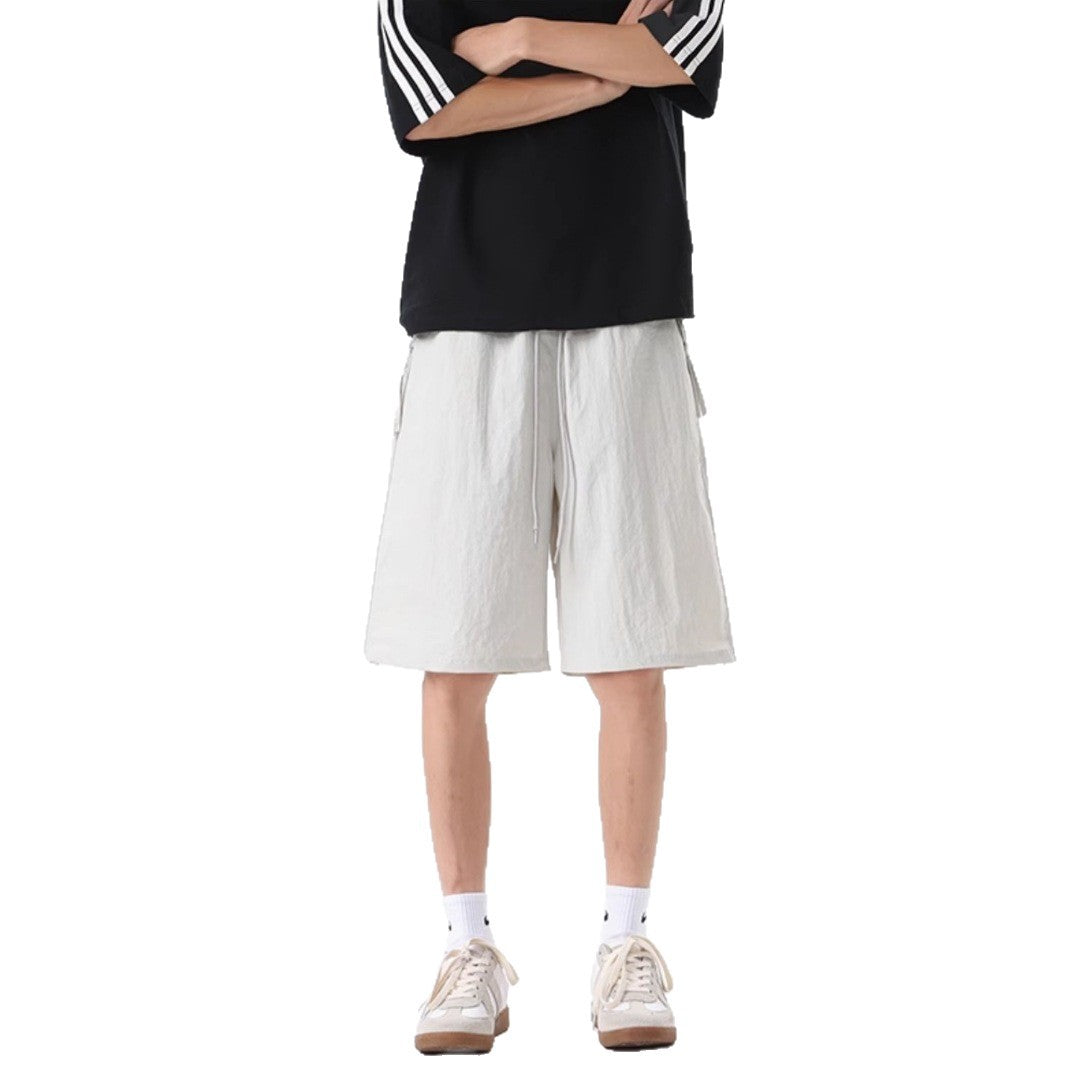 Outdoor cool and loose paratrooper five point sports and leisure pants