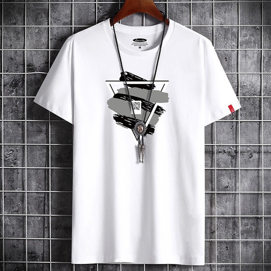 Fashion Anime T Shirt White Oversized Summer for Men Clothing Graphic Vintage T-shirt Anime Harajuku Manga S-6XL